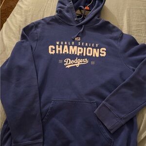 Blue Dodgers World Series Champions Hoodie 2020
